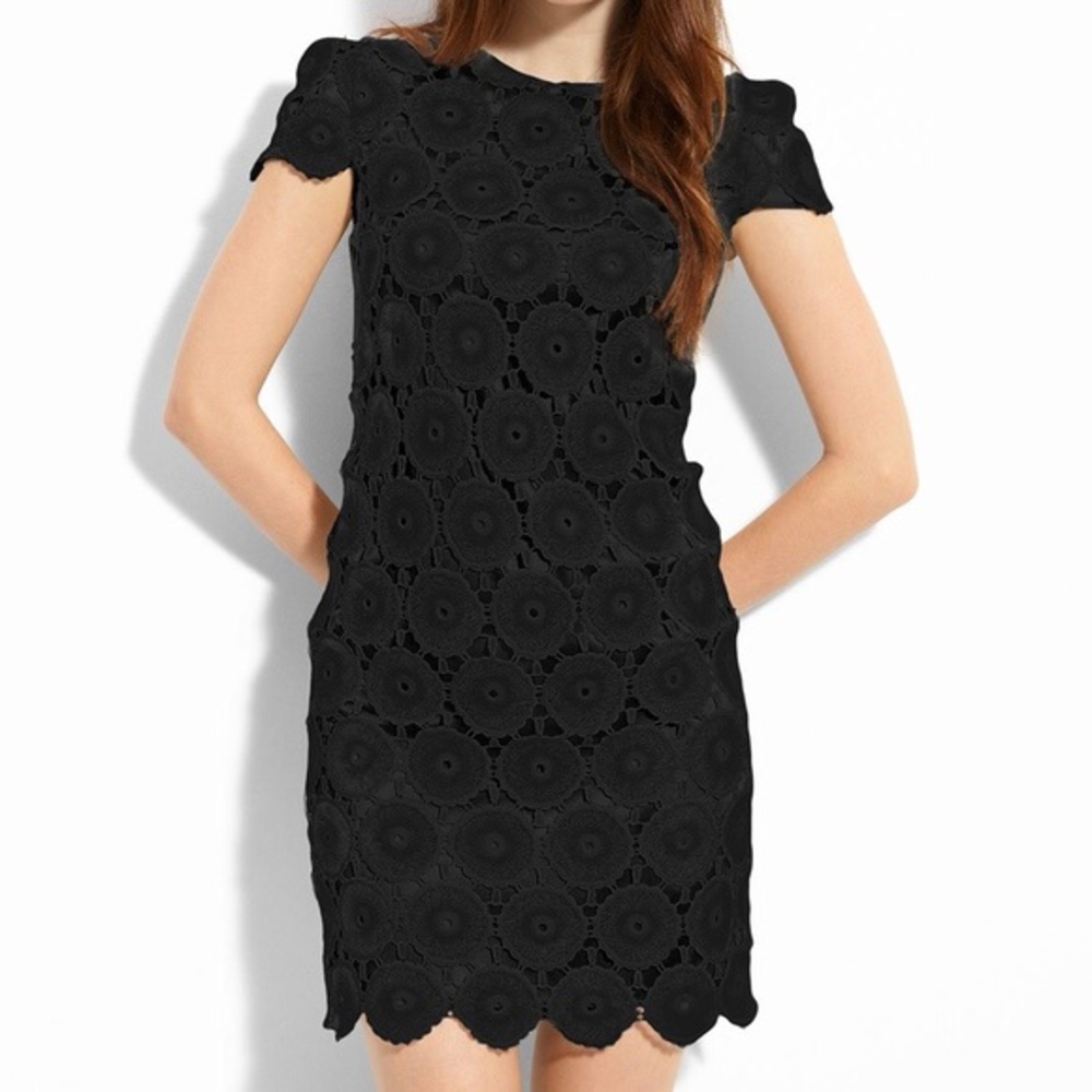 Suzi Chin for Maggy Boutique lace shift dress, 12